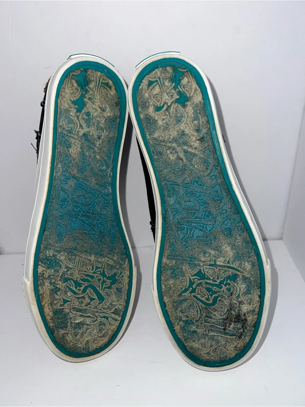 Blowfish Malibu Black Slip-On Sneakers | Distressed Canvas | Side Zip | Women’s
